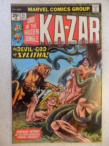 KA-ZAR # 11 MARVEL JUNGLE ACTION