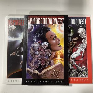 ARMAGEDDONQUEST LOT OF 3 VOLUME 1 2 3 NM NEAR MINT TPB SIRIUS 1997