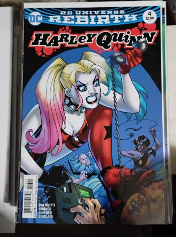 HARLEY QUINN  # 4  2016  DC UNIVERSE REBIRTH AMANDA CONNER