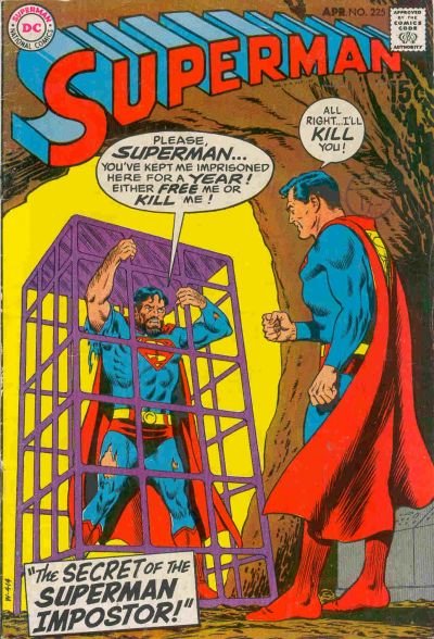 Superman #225 (ungraded) stock photo