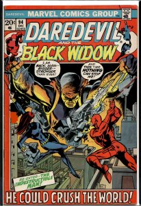 Daredevil #94 (1972) Black Widow