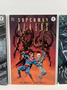 Superman  Aliens  #1 2 And 3 Complete Series ￼ TPB