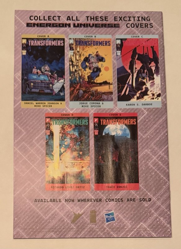 Transformers #10 Zonjic 1:50 Variant Image Comics 2024 NM