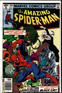 The Amazing Spider-Man #204 Newsstand Edition (1980) Spider-Man
