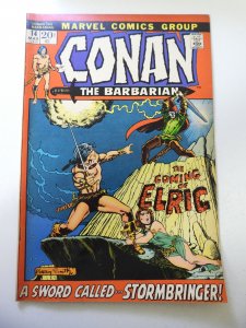 Conan the Barbarian #14 (1972) VG+ Condition moisture stain bc