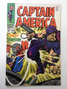 Captain America #108 (1968) VG+ Condition centerfold detached bottom staple