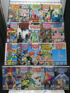 Justice League International to America (DC 1987-96) Mini-Library Lot of 124Diff