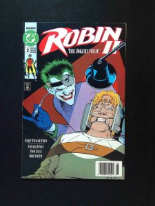 Robin 2 the Joker's Wild Robin ll #2  DC Comics 1991 VF+ NEWSSTAND Variant Cover