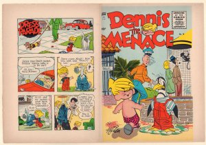 Dennis the Menace #14 Unused Comic Book Cover - Zoo (Grade 8.0) 1956