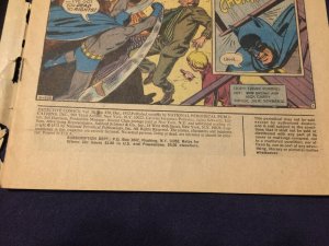 Detective Comics #430 GD DC Comics (1972) Clue of the False Faces 