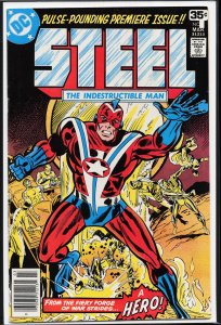 Steel, the Indestructible Man #1 (1978) Steel [Key Issue]