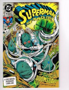 Superman Man of Steel #18 & 19 Set (1993) Great Doomsday Cover (9.2) WH