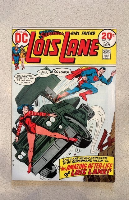 Superman's Girl Friend, Lois Lane #135 (1973) Bob Oksner Bondage Cover