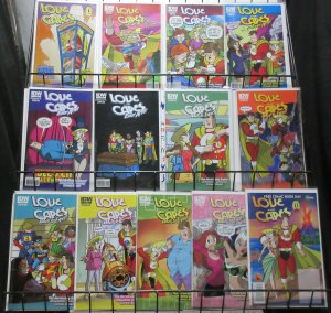 Love and Capes Lot of 13Diff from Maerkle + IDW Superhero Gets Married