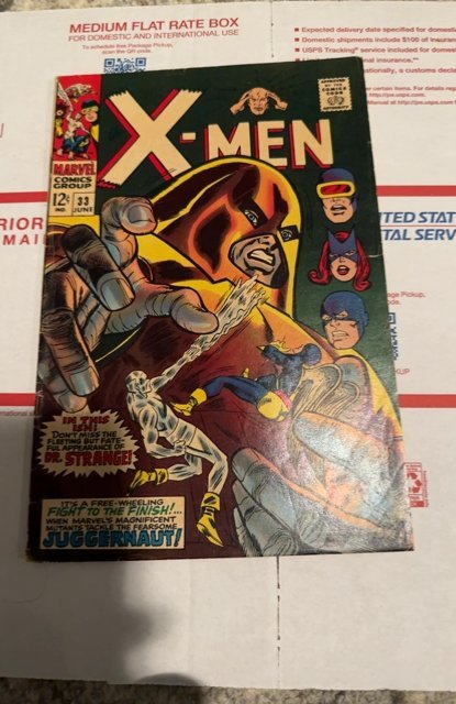 The X-Men #33 (1967)The fearsome Juggernaut