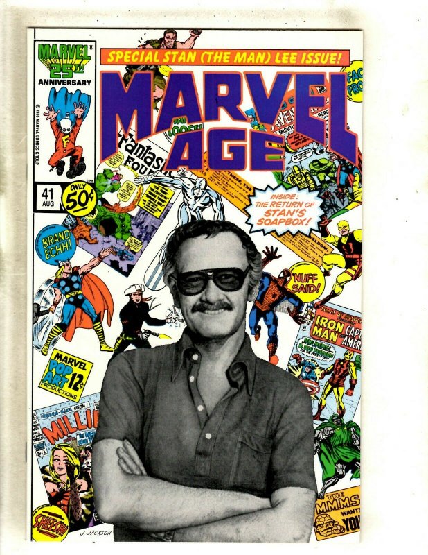 Marvel Age # 41 NM Comic Book Stan Lee Cover Spider-Man Thor Hulk Daredevil HJ9