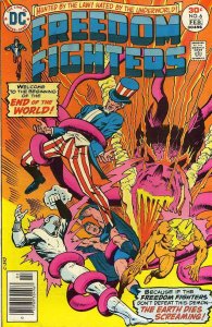 Freedom Fighters #6 VG ; DC | low grade comic Uncle Sam