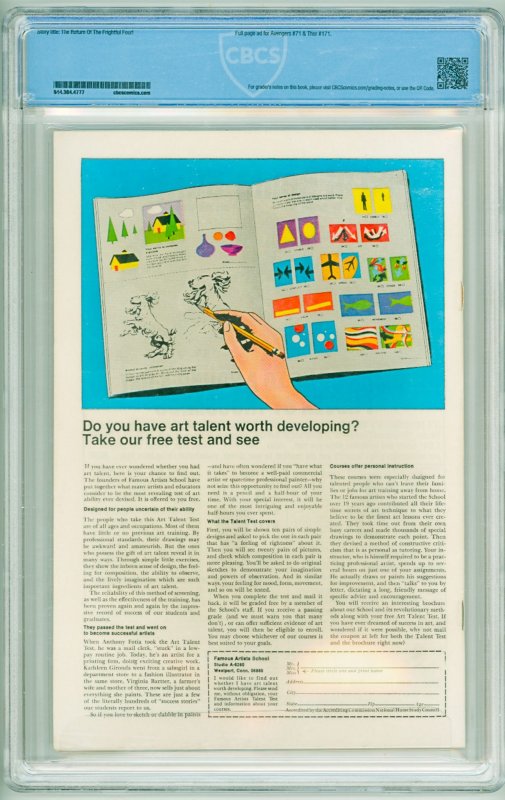 Fantastic Four #94 (1970) CBCS 6.0! 1st Appearance of Agatha Harkness!