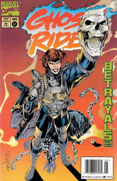 Ghost Rider (Vol. 2) #61 (Newsstand) VF ; Marvel | Betrayals 4 Salvador Larroca