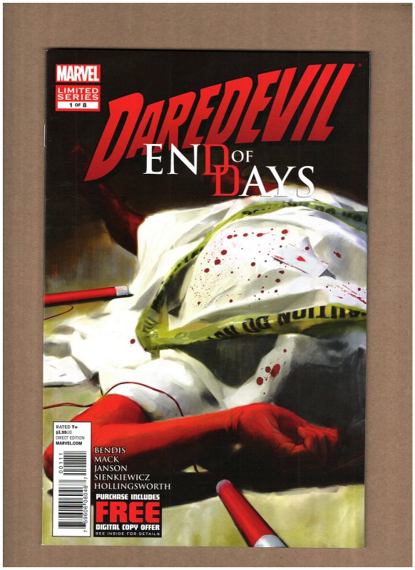 Daredevil: End of Days #1 Marvel 2012 Bendis Mack Janson Sienkiewicz NM- 9.2