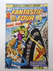 Fantastic Four #167 (1976) Thing vs The Hulk! Sharp VG MVS Intact!