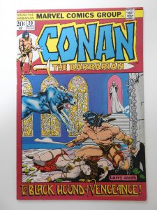 Conan the Barbarian #20 (1972) VG Condition! Centerfold detached bottom staple