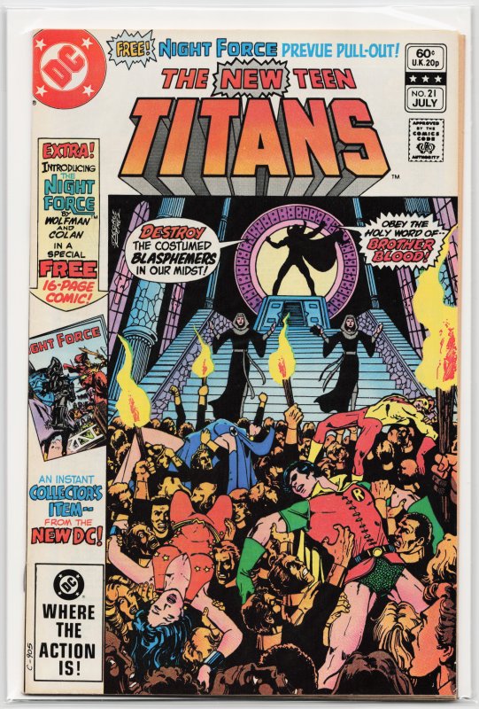 The New Teen Titans #21 (1982) Teen Titans [Key Issue]
