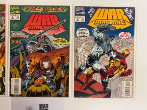 3 War Machine Marvel Comic Books # 8 9 10 Avengers Defenders Thor 104 JS35