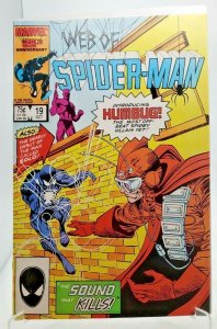 Web Of Spider-man #19 (1986) 1st appearance of Humbug *KEY* NM+