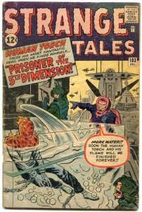 Strange Tales #103  1962 - Marvel  -G- - Comic Book