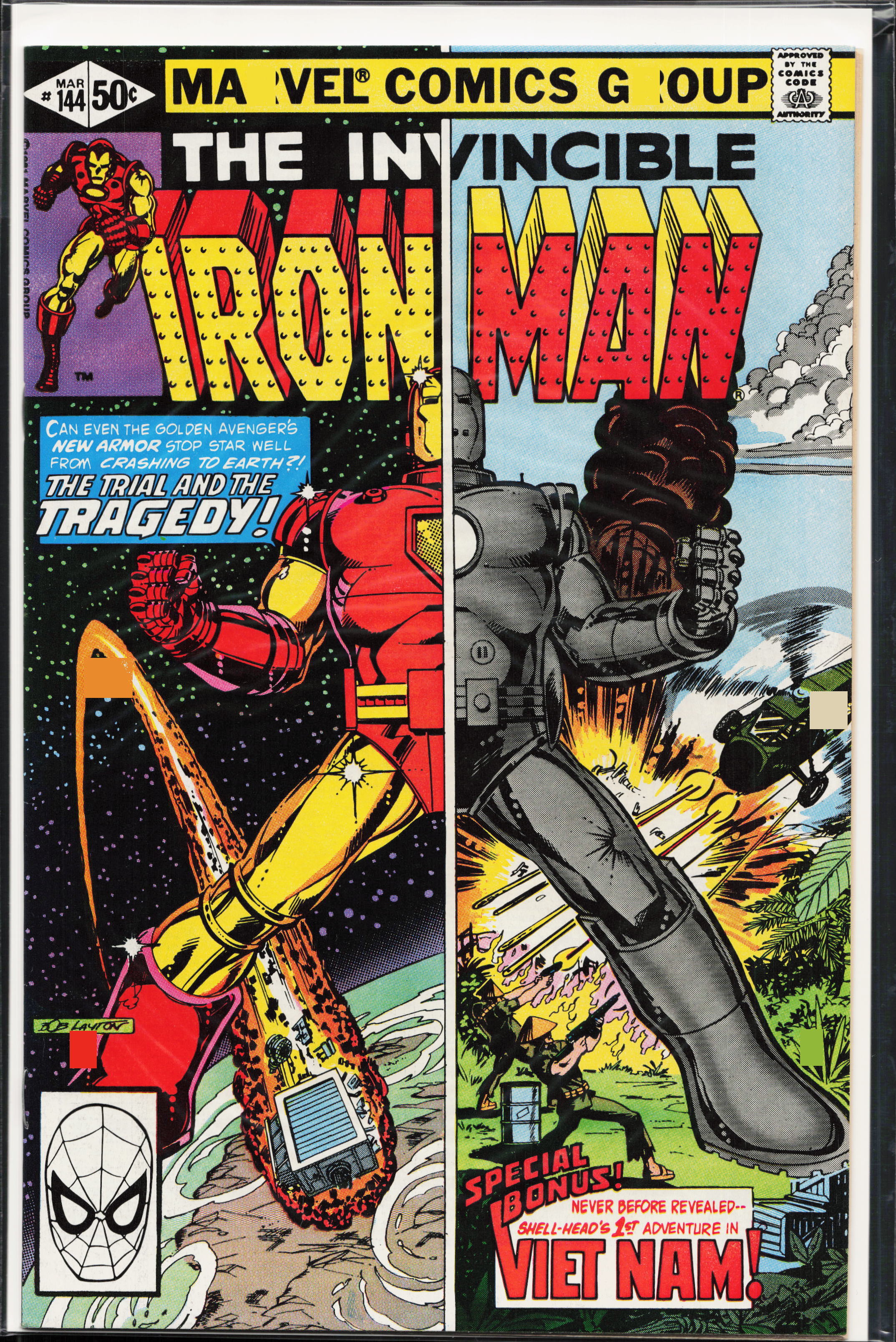 Iron Man 144 Direct Edition (1981) Iron Man Comic Books Bronze Age