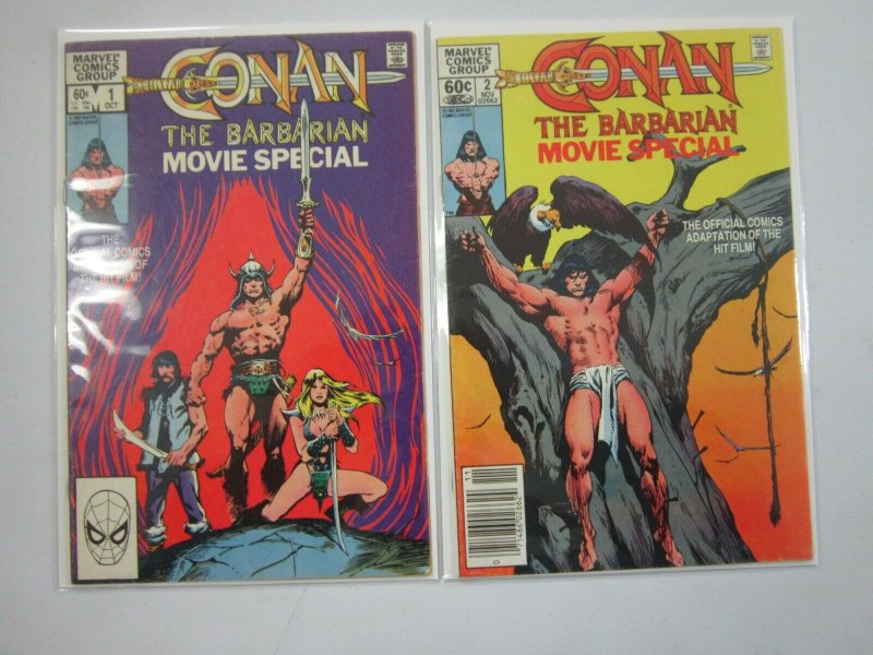 Conan the Barbarian Movie Special set #1+2 4.0 VG (1982)