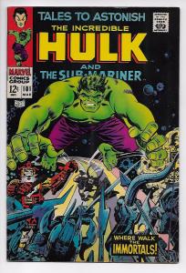 Tales to Astonish #101 - Last Issue / Hulk / Sub-Mariner (Marvel, 1968) - VF