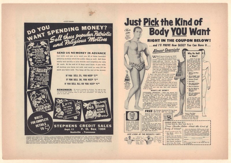 Journey into Unknown Worlds #57 Unused Comic Book Cover - (Grade 8.0) 1957