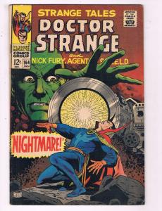 Strange Tales # 164 VG Marvel Comic Book Dr. Strange Nick Fury SHIELD BN4