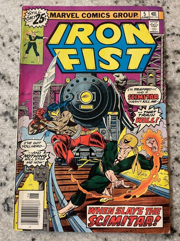 Iron Fist # 5 VG Marvel Comic Book Iron Man Avengers Power Man Luke Cage 20 J864