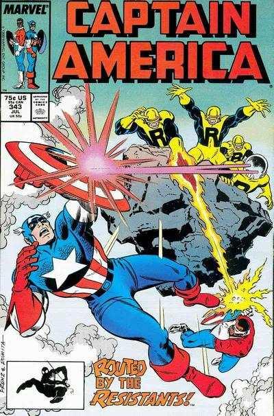 Captain America (1968 series) #343, VF+ (Stock photo)