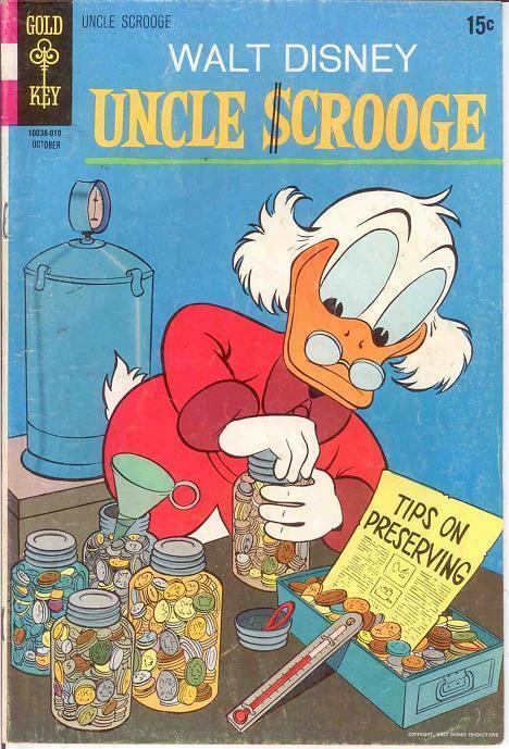 UNCLE SCROOGE 89 G-VG   October 1970 COMICS BOOK