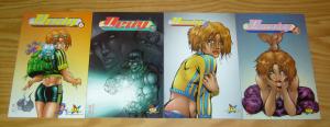 Deity #0 & 1-6 VF/NM complete series + preview + (4) variants - bad girl set