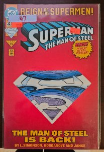 Superman: The Man of Steel #22 Die-Cut Cover (1993)
