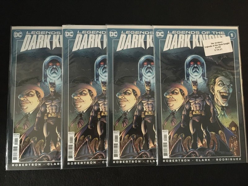 LEGENDS OF THE DARK KNIGHT #1, 2 Four Copies of Each, VFNM Condition