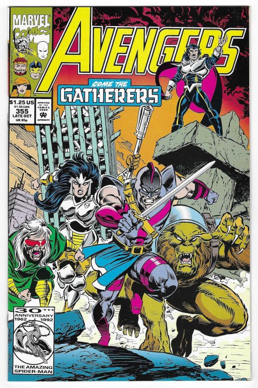 The Avengers #355 Direct Edition (1992)