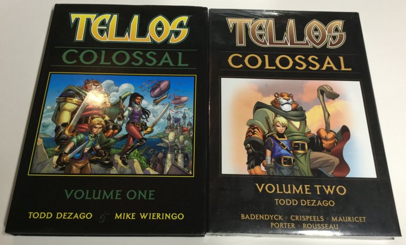 Tellos Colossal Volume Vol 1 2 Nm Near Mint HC Hardcover Oversized Image Comics