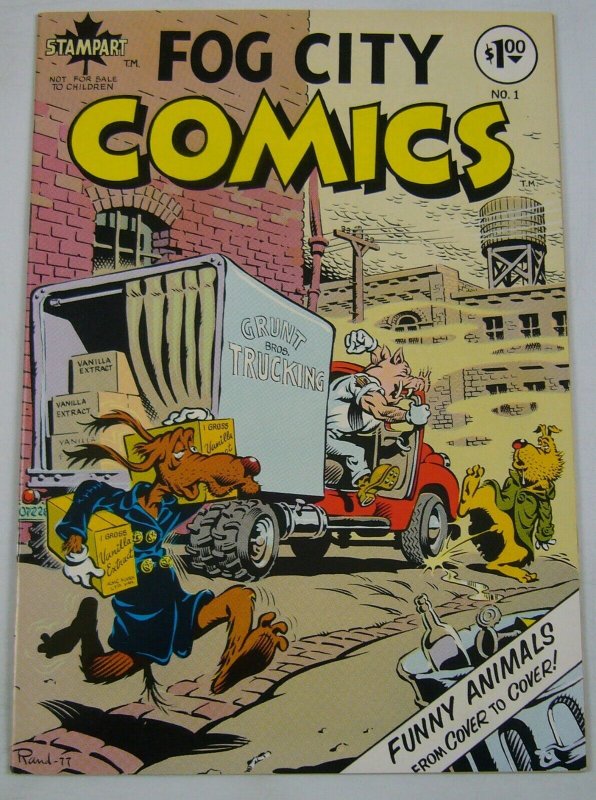 Fog City Comics #1 FN/VF (1st) metzger RAND HOLMES underground funny animals