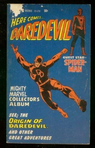 HERE COMES..DAREDEVIL PAPERBACK 1967- SPIDER-MAN MARVEL G 