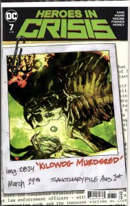 Heroes In Crisis #7 Variant Cover (2019) Aquaman