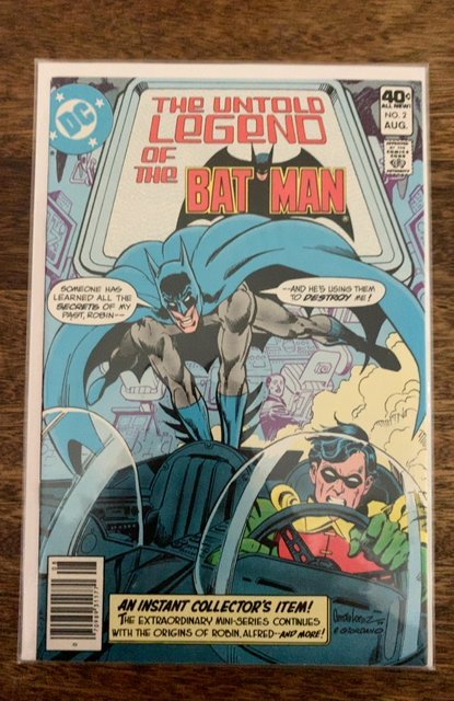 The Untold Legend of the Batman #2 (1980) | Comic Books - Bronze Age, DC  Comics, Batman, Superhero / HipComic