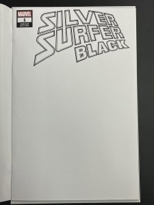 SILVER SURFER BLACK #1 2019 BLANK SKETCH CORRUPTED GODS APP NM MARVEL PROSHIPPER
