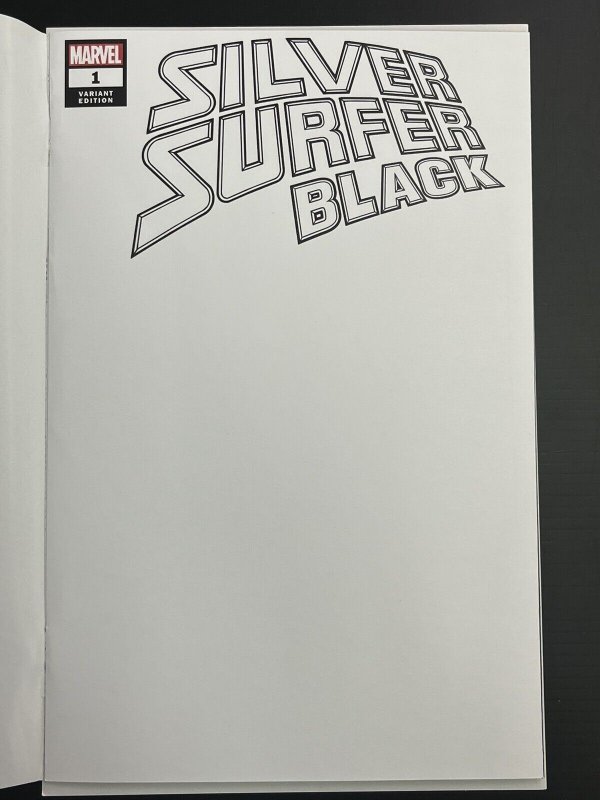 SILVER SURFER BLACK #1 2019 BLANK SKETCH CORRUPTED GODS APP NM MARVEL PROSHIPPER