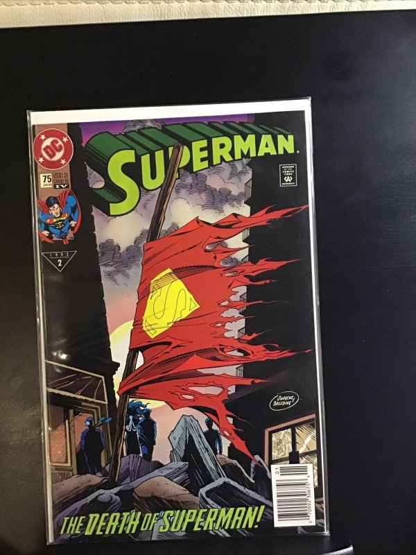 Superman 75 / DC Comics 1993 / Key Death Of Superman / Doomsday